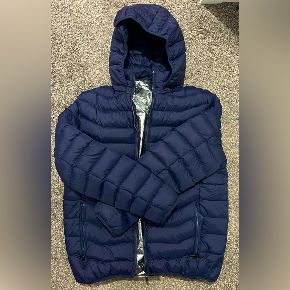 Heated puff jacket